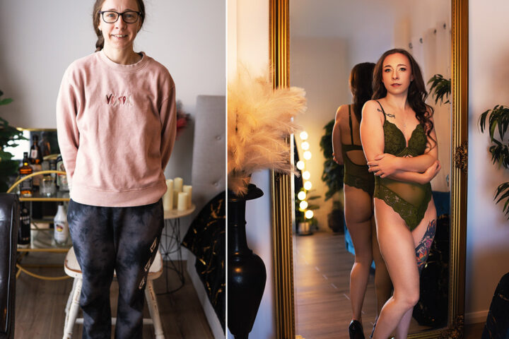 Boudoir photo shoot Gold Coast real client transformation experience
