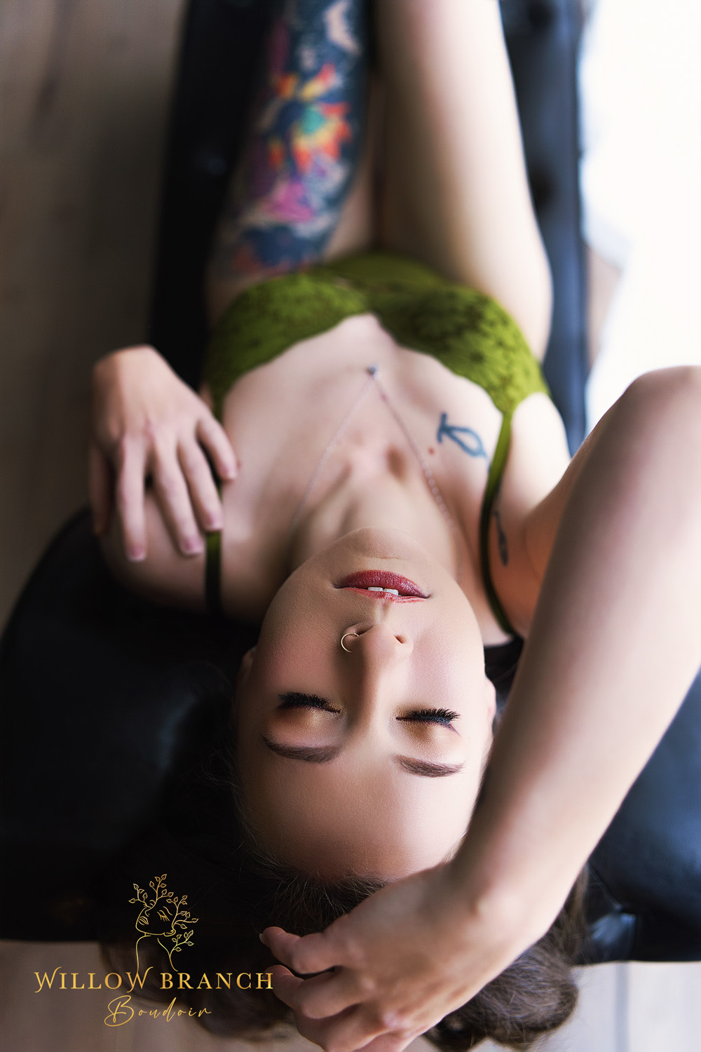 Boudoir photography Gold Coast intimate studio photo shoot with luxury styling