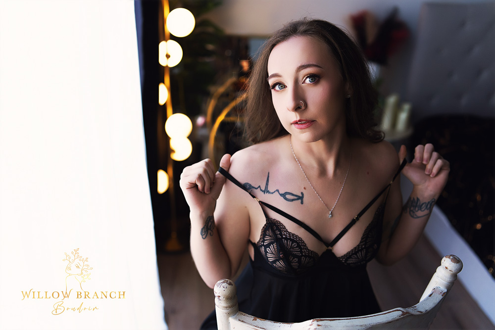 Gold Coast boudoir photography close up with soft lighting and textures